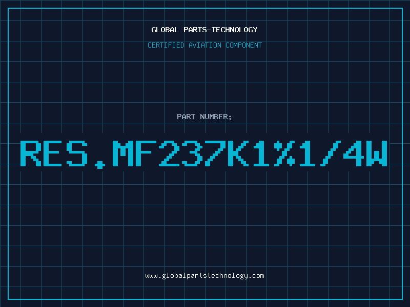 Aviation Part RES.MF237K1%1/4W
