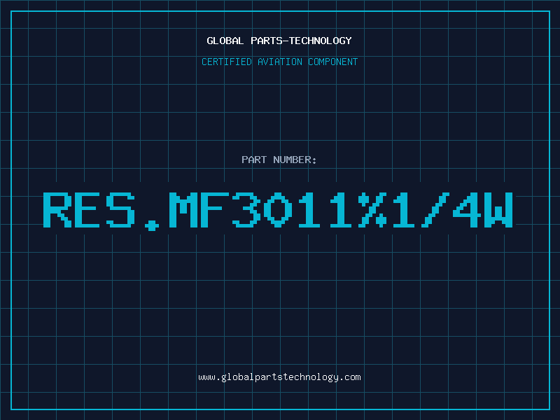 Aviation Part RES.MF3011%1/4W