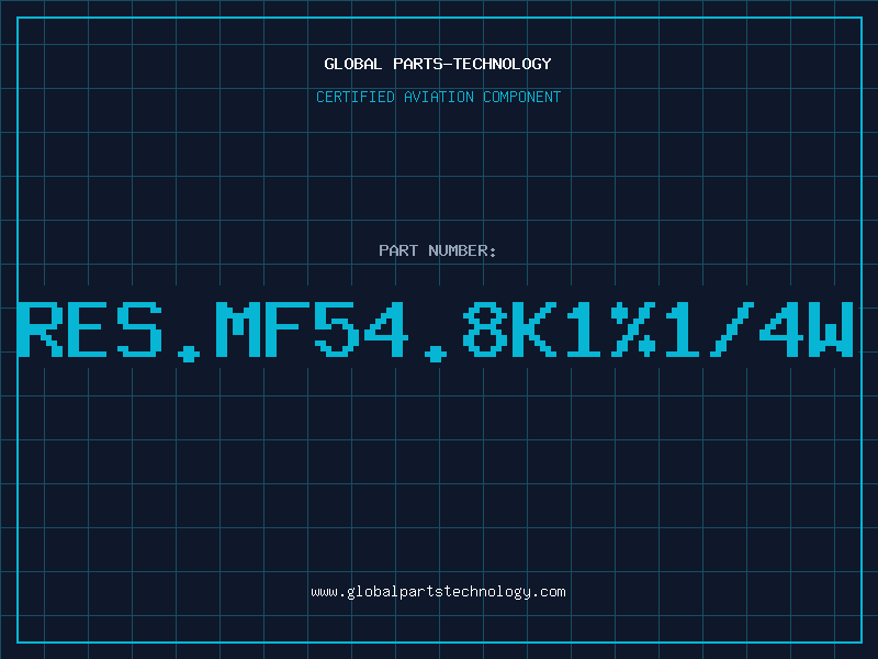 Aviation Part RES.MF54.8K1%1/4W