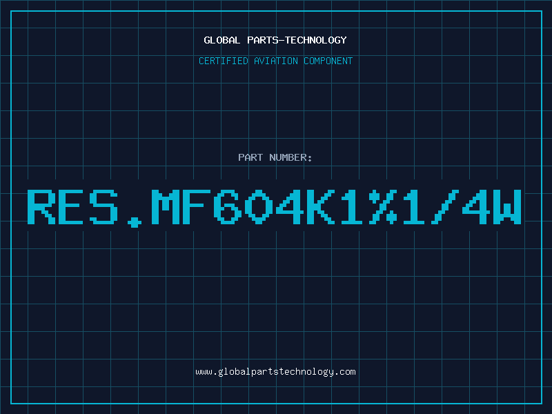 Aviation Part RES.MF604K1%1/4W