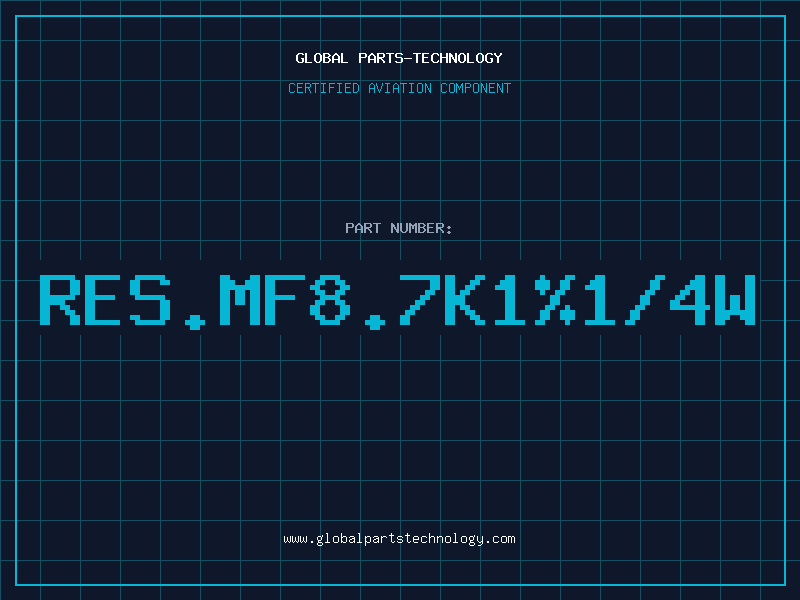 Aviation Part RES.MF8.7K1%1/4W