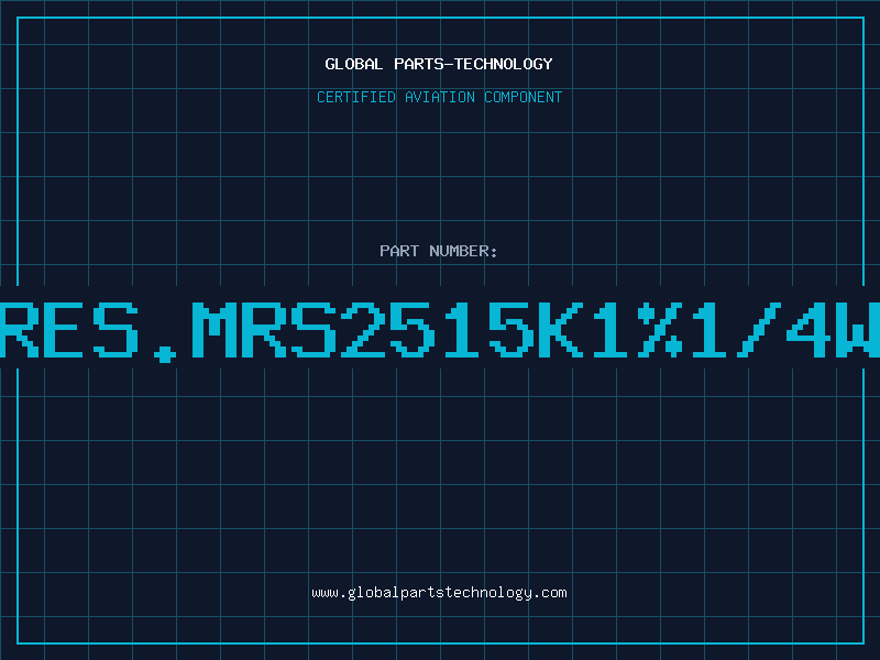 Aviation Part RES.MRS2515K1%1/4W