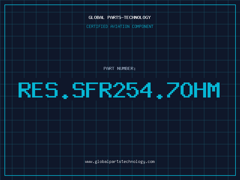 Aviation Part RES.SFR254.7ohm