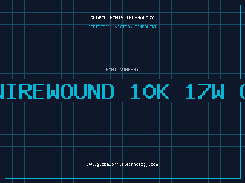 Aviation Part RES.WIREWOUND 10K 17W CERAM