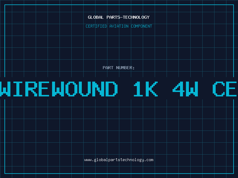 Aviation Part RES.WIREWOUND 1K 4W CERAMI