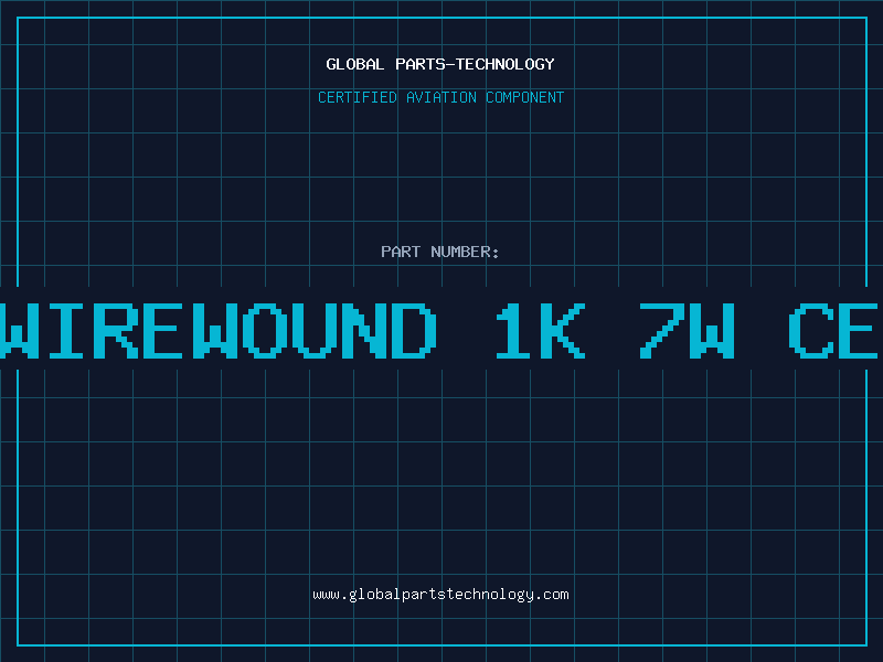 Aviation Part RES.WIREWOUND 1K 7W CERAMI