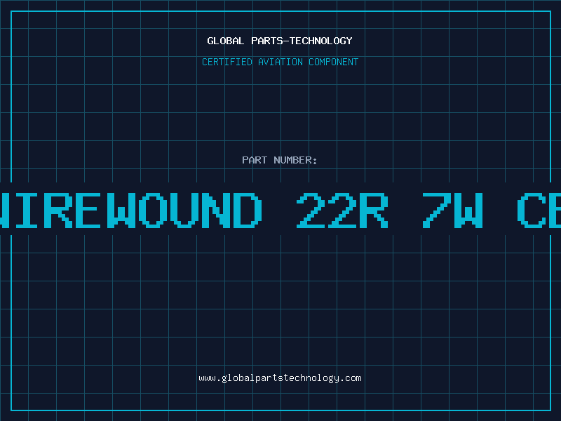 Aviation Part RES.WIREWOUND 22R 7W CERAMI