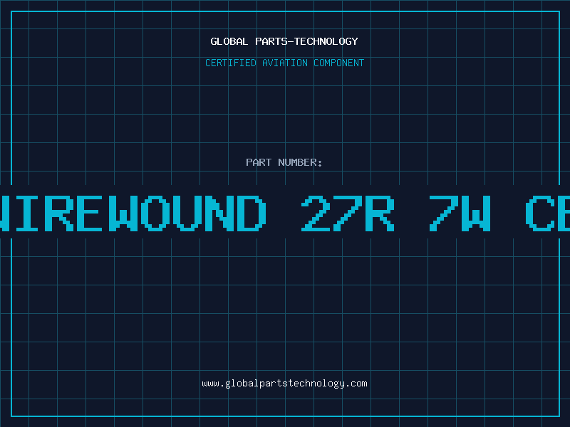 Aviation Part RES.WIREWOUND 27R 7W CERAMI