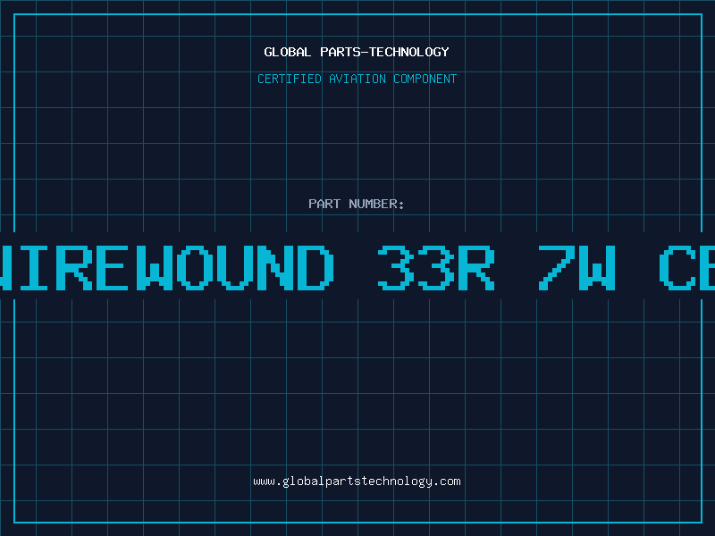 Aviation Part RES.WIREWOUND 33R 7W CERAMI