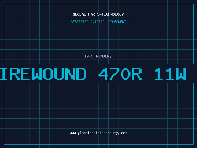 Aviation Part RES.WIREWOUND 470R 11W CERAM