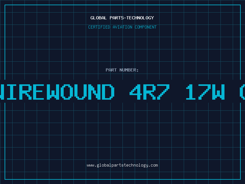 Aviation Part RES.WIREWOUND 4R7 17W CERAM