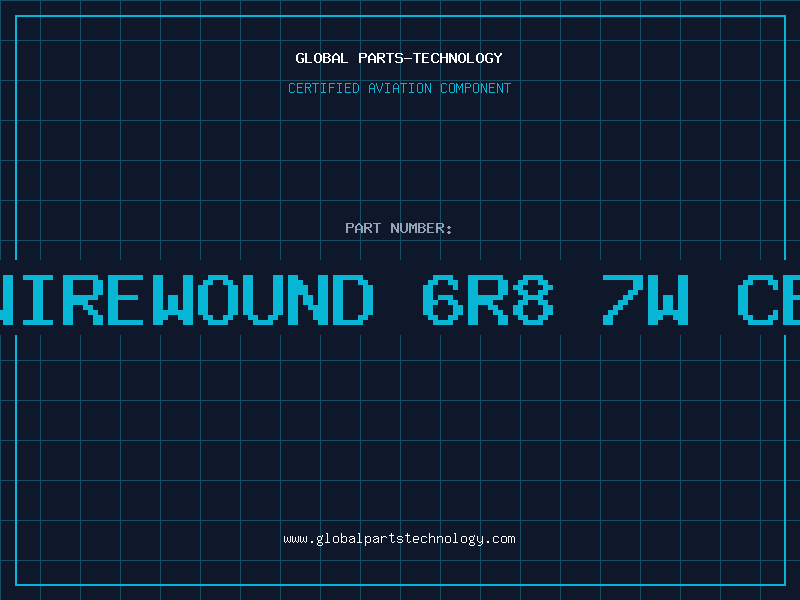 Aviation Part RES.WIREWOUND 6R8 7W CERAMI