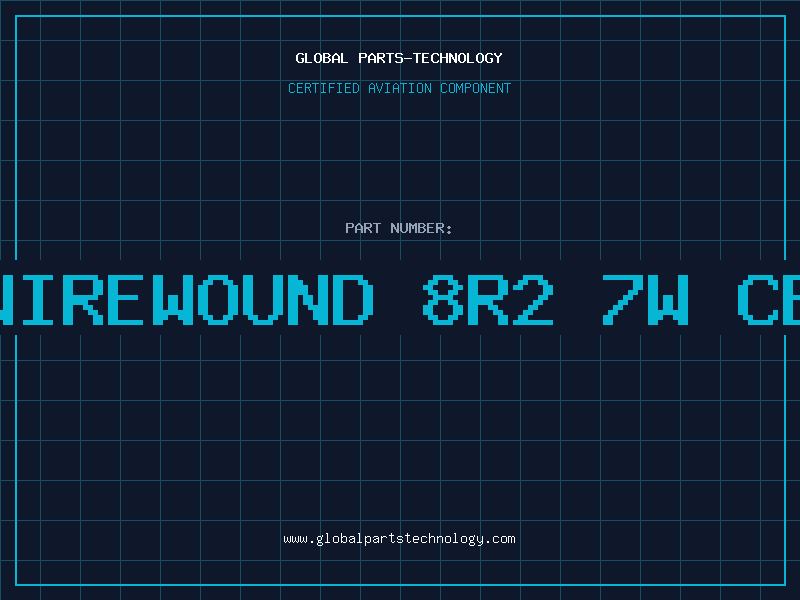 Aviation Part RES.WIREWOUND 8R2 7W CERAMI