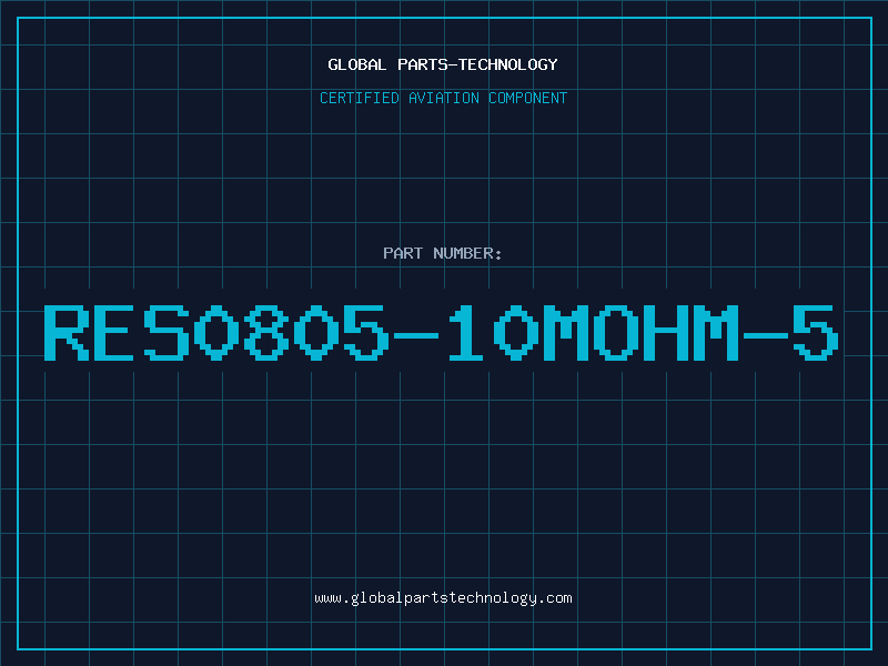 Aviation Part RES0805-10MOHM-5