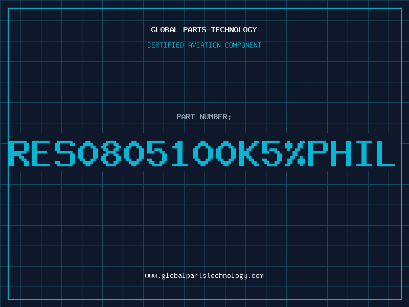 Aviation Part RES0805100K5%PHIL