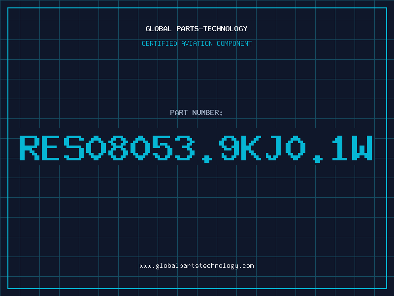 Aviation Part RES08053.9KJ0.1W
