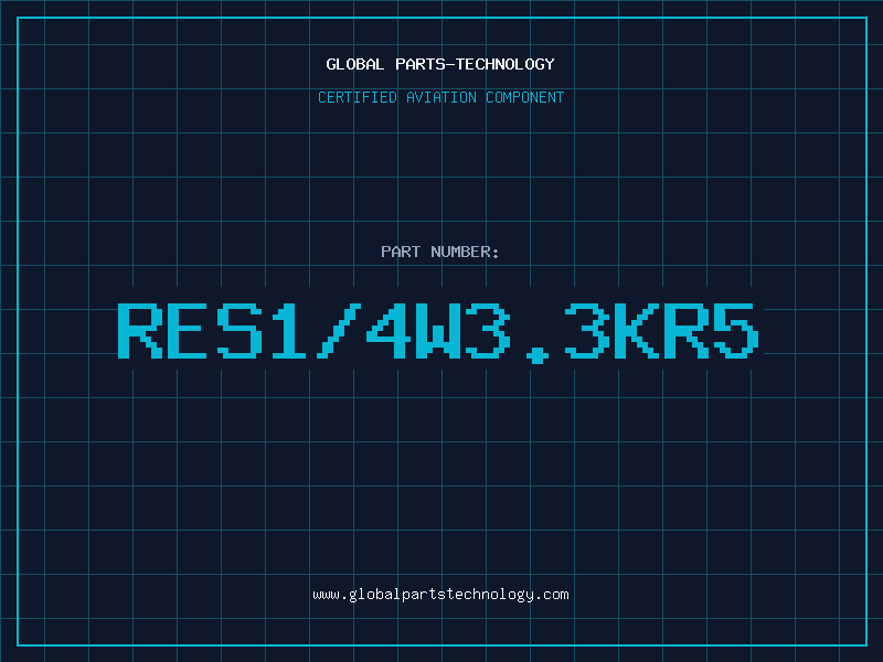 Aviation Part RES1/4W3.3KR5
