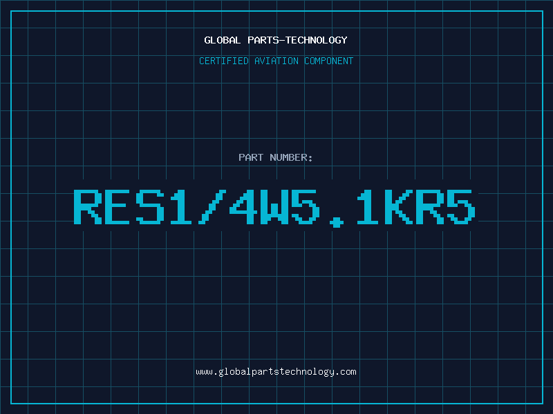 Aviation Part RES1/4W5.1KR5