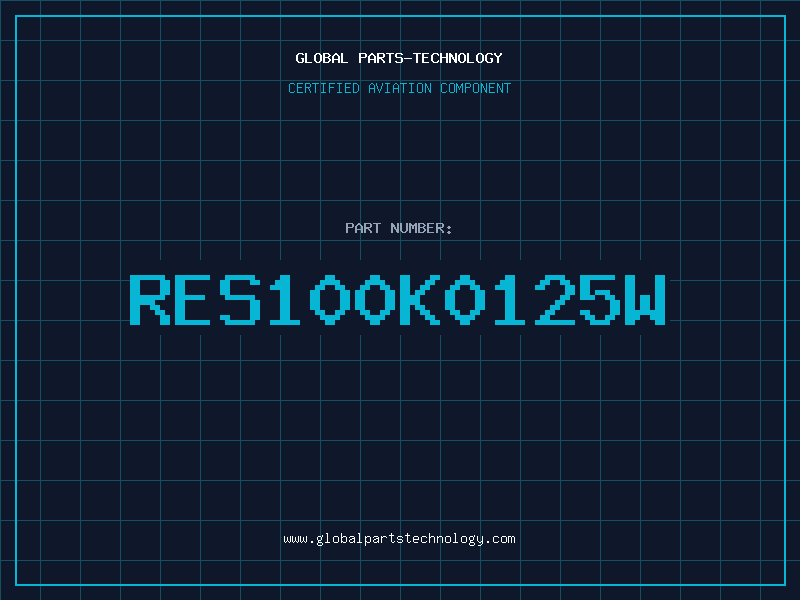 Aviation Part RES100K0125W