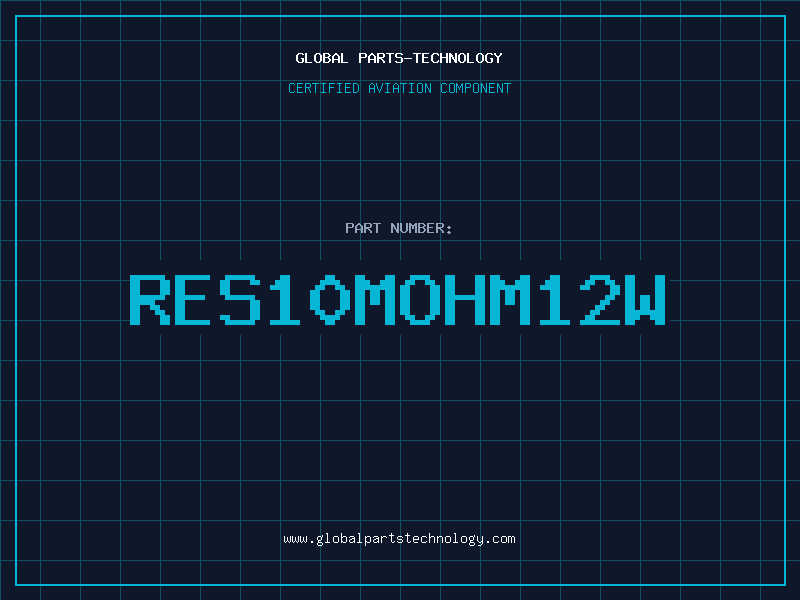 Aviation Part RES10Mohm12W