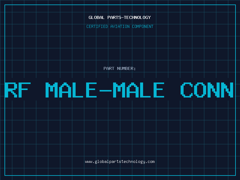 Aviation Part RF MALE-MALE CONN