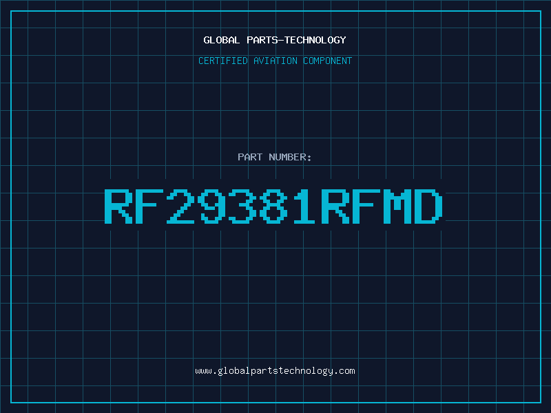 Aviation Part RF29381RFMD