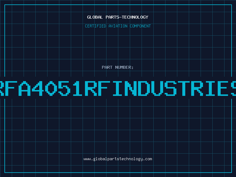 Aviation Part RFA4051RFINDUSTRIES