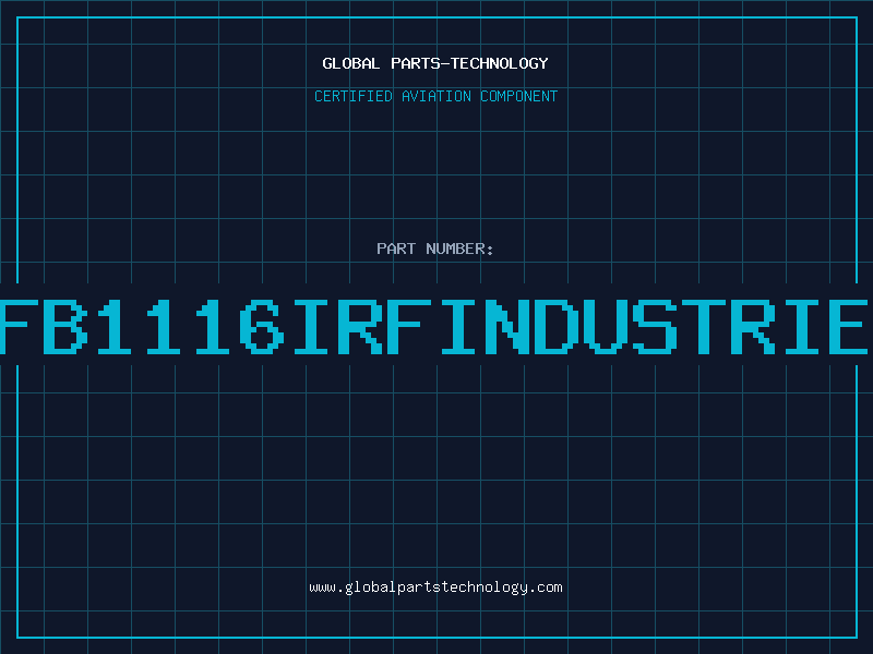Aviation Part RFB1116IRFINDUSTRIES