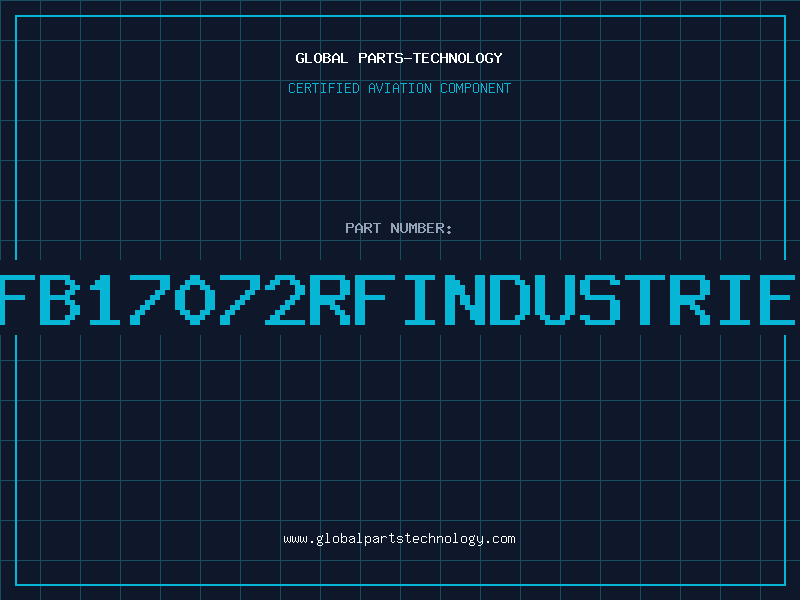 Aviation Part RFB17072RFINDUSTRIES