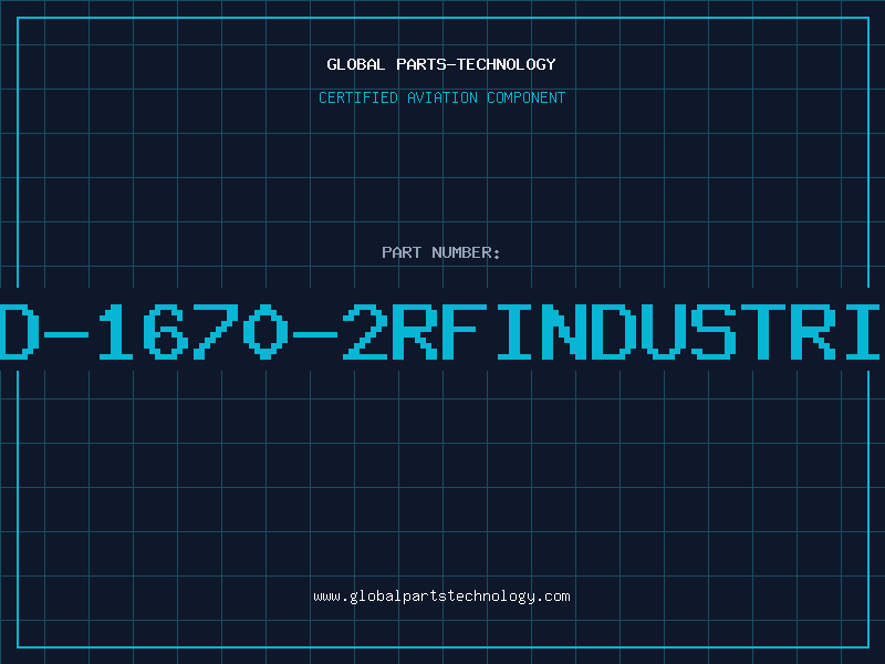 Aviation Part RFD-1670-2RFINDUSTRIES