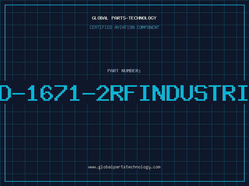 Aviation Part RFD-1671-2RFINDUSTRIES