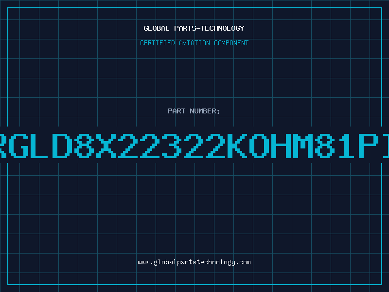 Aviation Part RGLD8X223:22KOHM8+1PI