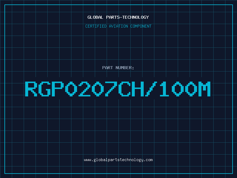 Aviation Part RGP0207CH/100M
