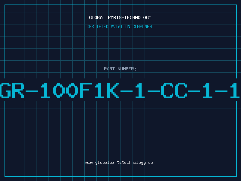 Aviation Part RGR-100F1K-1-CC-1-15