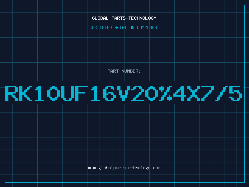Aviation Part RK10uF16V20%4X7/5