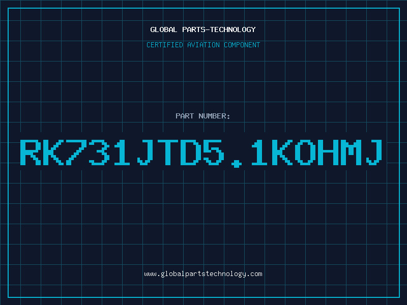 Aviation Part RK731JTD5.1KOHMJ