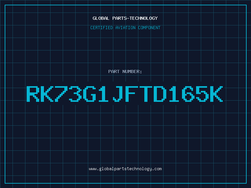 Aviation Part RK73G1JFTD165K