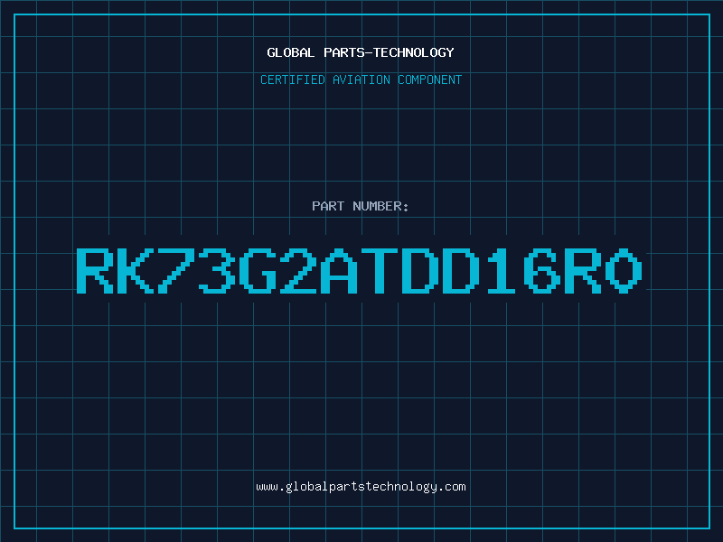 Aviation Part RK73G2ATDD16R0