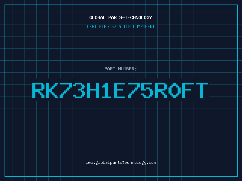 Aviation Part RK73H1E75R0FT
