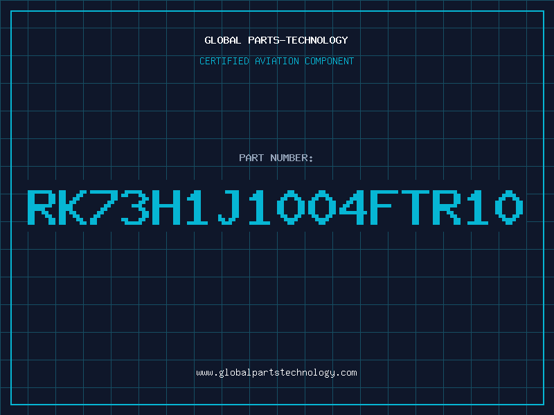 Aviation Part RK73H1J1004FTR10