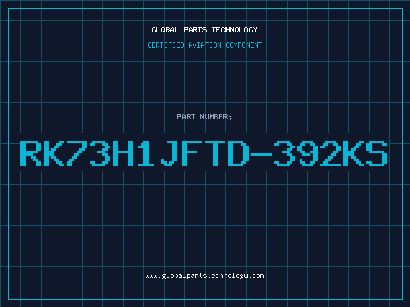 Aviation Part RK73H1JFTD-392KS