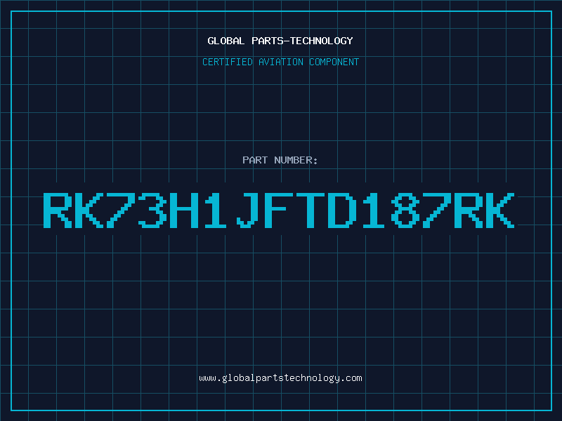Aviation Part RK73H1JFTD187RK