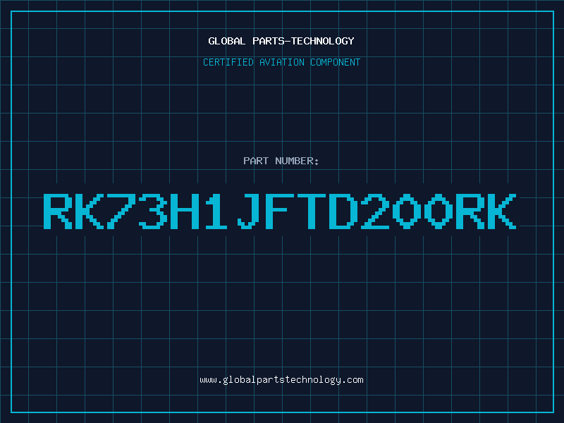 Aviation Part RK73H1JFTD200RK