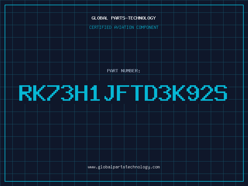 Aviation Part RK73H1JFTD3K92S