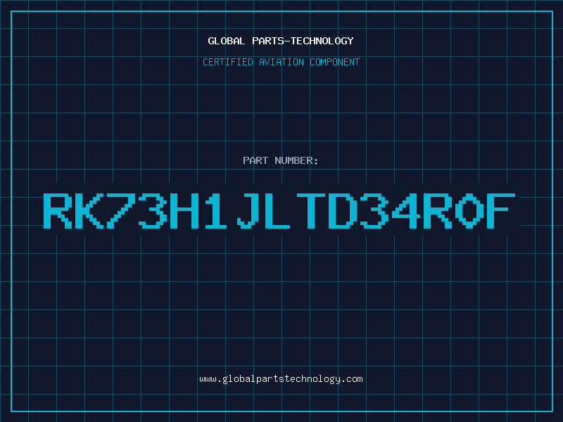Aviation Part RK73H1JLTD34R0F