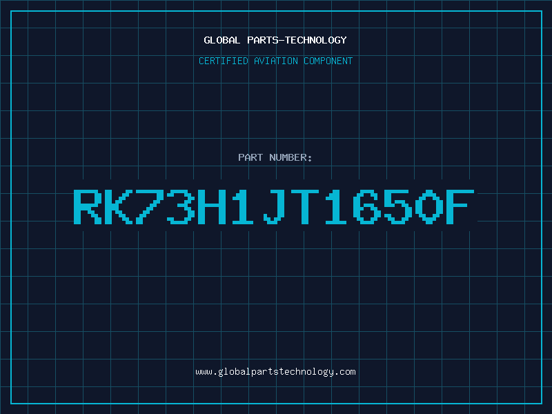 Aviation Part RK73H1JT1650F