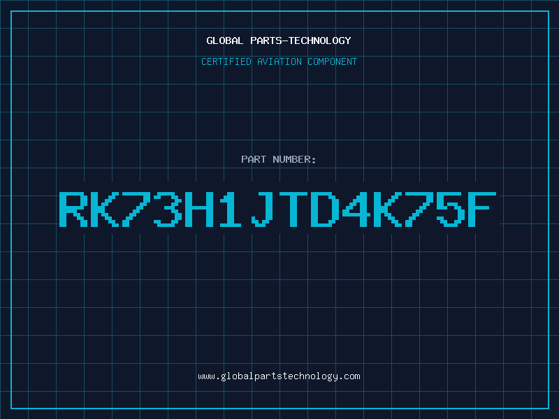 Aviation Part RK73H1JTD4K75F
