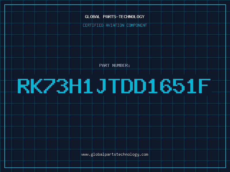 Aviation Part RK73H1JTDD1651F