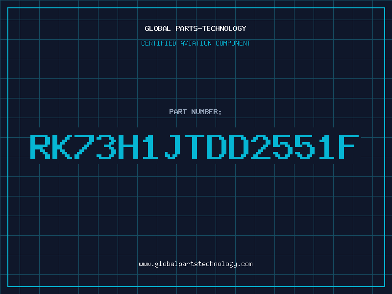 Aviation Part RK73H1JTDD2551F