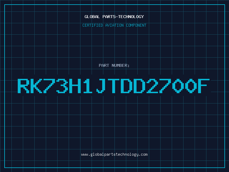 Aviation Part RK73H1JTDD2700F